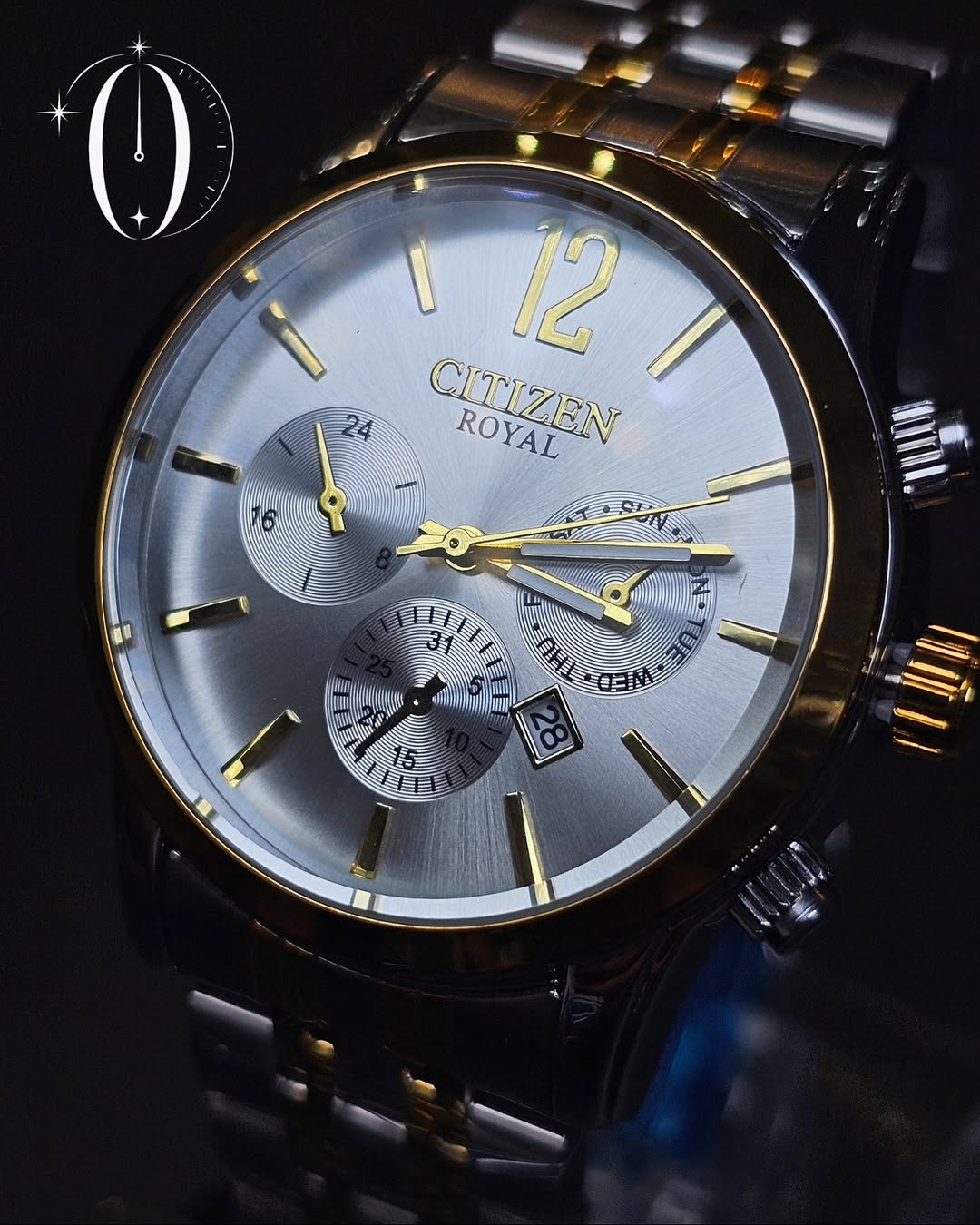 ساعت CITIZEN ROYAL طرح کرنوگراف موتور ژاپن